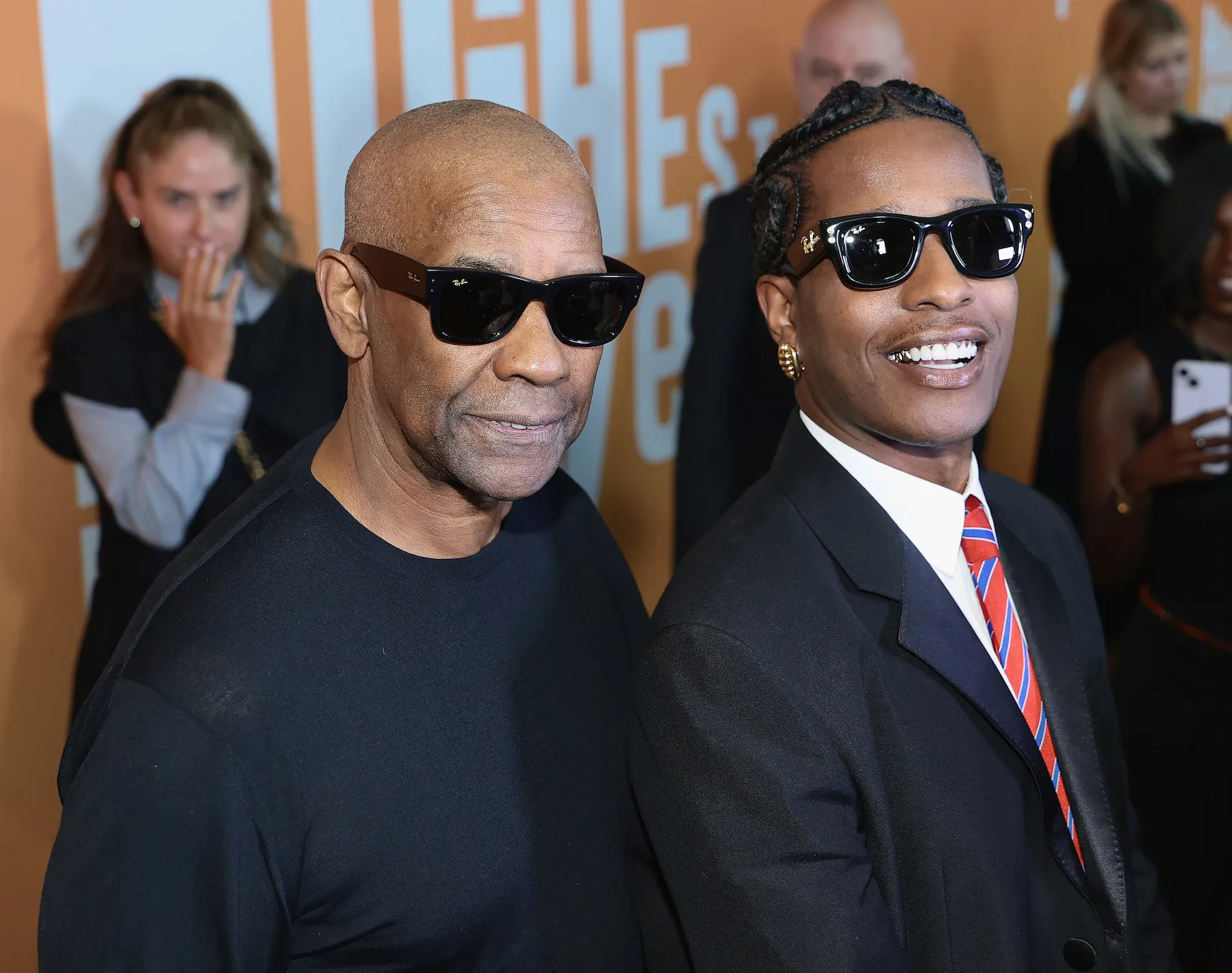 Denzel Washington dáva Rihannu a $ ap Rocky's Romance the Green Light