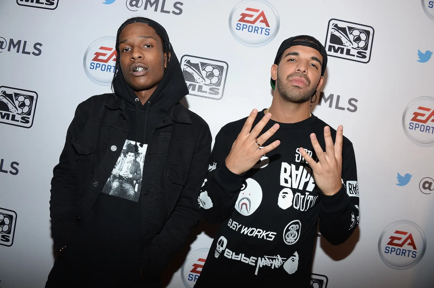 4-krát A$AP Rocky verejne oslovený Drake – od jemných úderov po priame komentáre