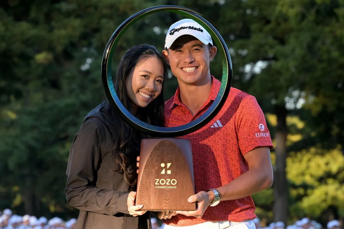 Kto je manželka golfistu Collina Morikawu, Katherine Zhu?