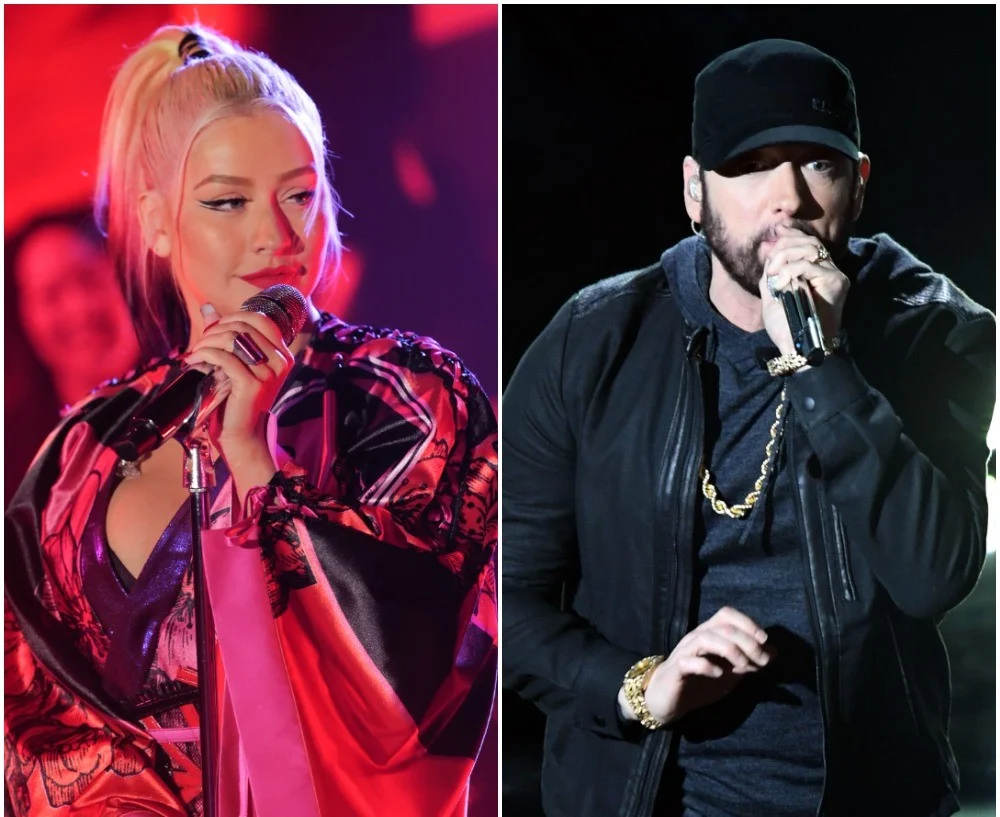 Vnútri Christiny Aguilery a Eminema Decades-Long Feud