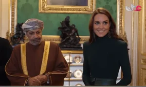 Kate Middleton je „hviezdou show“, keď sultán Ománu prichádza do Windsoru